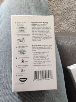 Brand new Lumineux teeth whitening strips