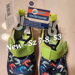New - Newts Water Shoes (Kids Size 7-8) - $3