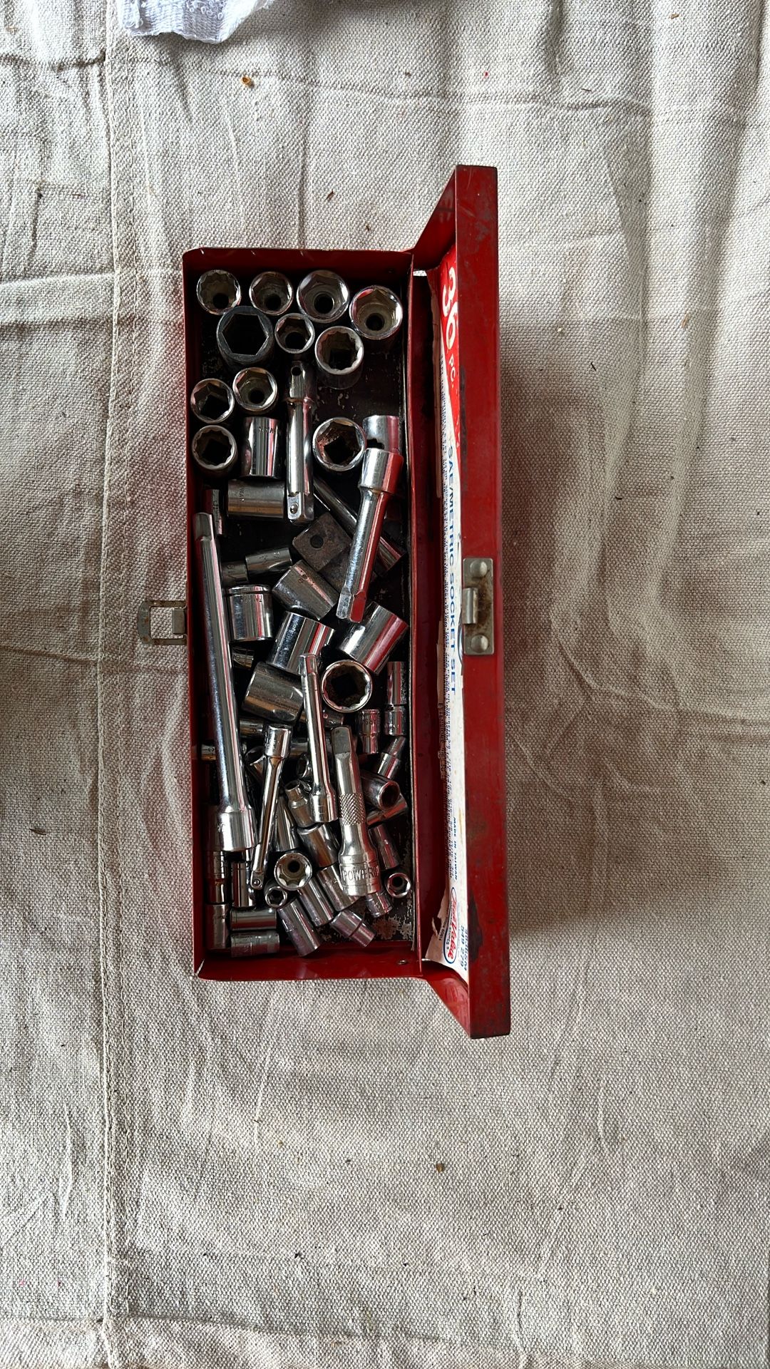 Assorted Sizes of Sockets And Extenders