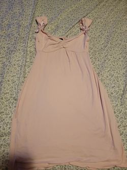 Windsor Light Pink Tie-Strap Mini Dress