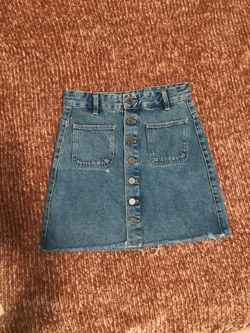 Denim skirt
