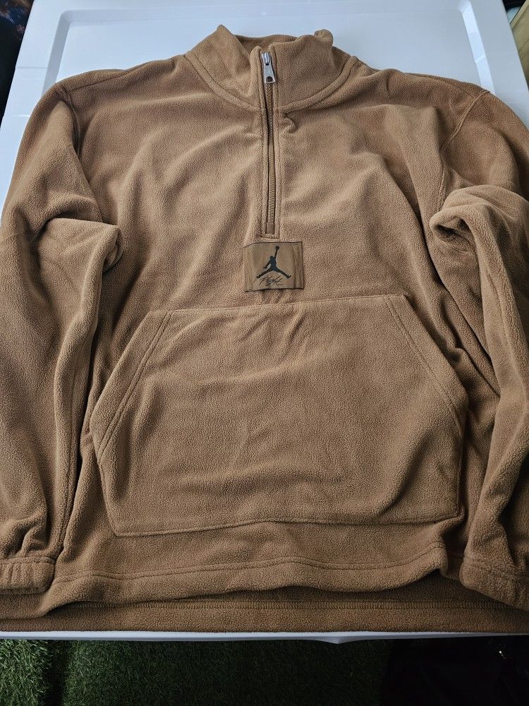 Mens Jordan 1/4 Zip Pullover Fleece