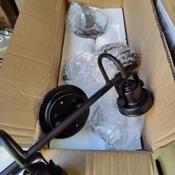 Progress Lighting Archie 2 Light Bathroom Vanity Light Fixture In Venetian Bronze , Few Available 