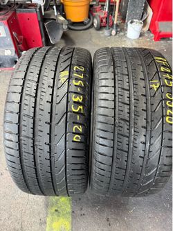 20” tires pirelli RF 275/30/20 semi new with free installation $300