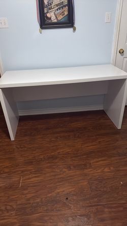 Large White Wooden Desk/Craft Table