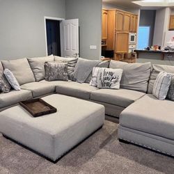 Sectional Couch & Ottoman