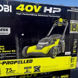 40V HP Brushless 21 in. Cordless Battery Walk Behind Multi-Blade Self-Propelled Mower w/ (2) 6.0Ah Batteries and Charger