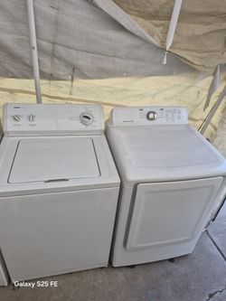 washer n electric dryer for sale 350 30 day waranty delivery available also do repairs