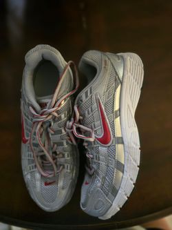 Nike P-6000 Silver Red Sneakers