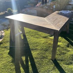 L Shaped Desk With One Drawer 