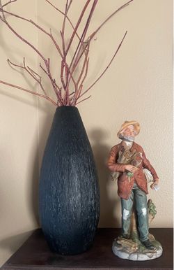 Vintage Porcelain Figurine Old Man Statue