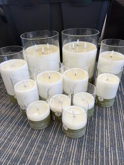 12 Ashland LED candles in Various Sizes