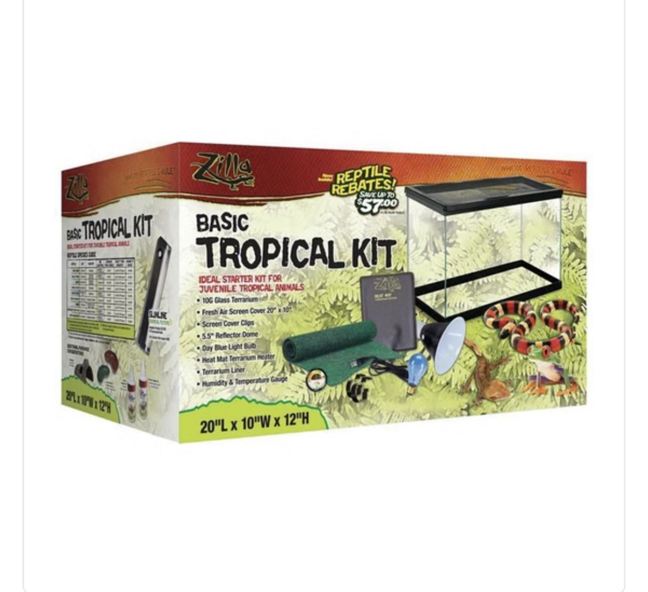 Brand New In Box Zilla Reptile Kit