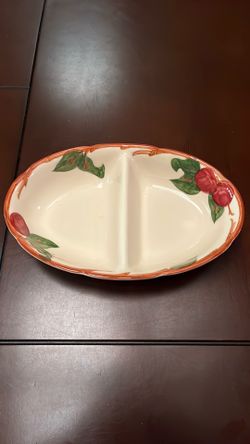 Franciscan apple double dish 1950’s