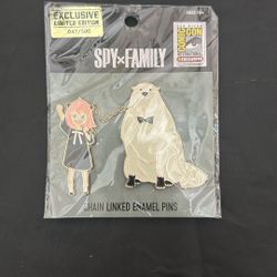 Spy X Family Chain Linked Enamel Pins 