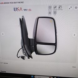 Passenger Right Side Mirror Power With Signal For 2010-25 Ford Transit
