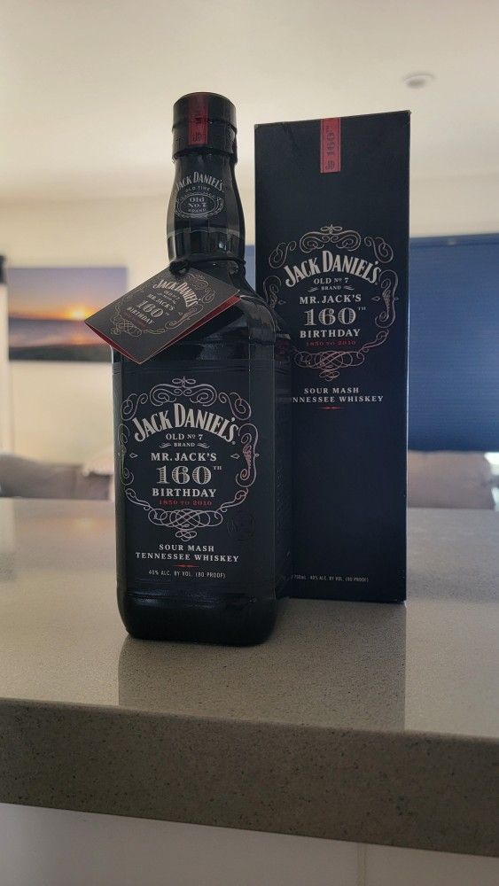 Jack Daniels 160th Birthday Bottle