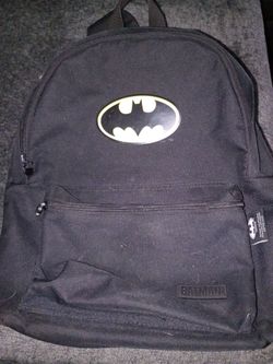 Gently used batman backpack