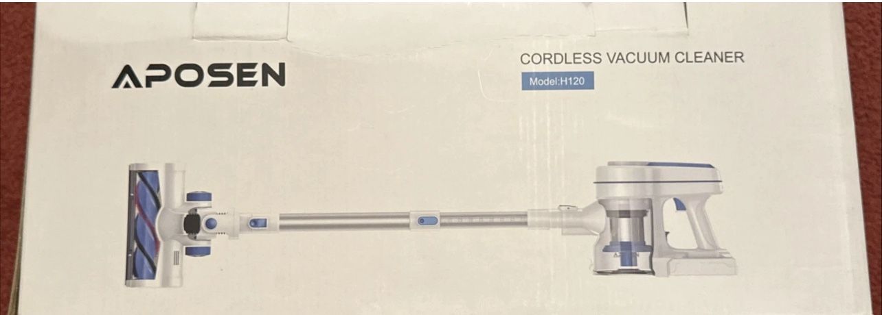 APOSEN H120 White/Blue Cordless Stick Vacuum Cleaner
