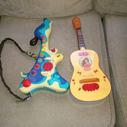 Disney Princess Elena Of Avitar Story Time guitar And  B Wooder Interactive dog Guitar.