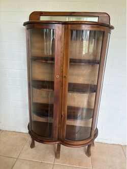 Wood Curio cabinet