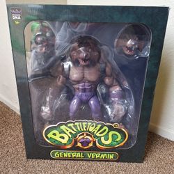New Nintendo Battletoads General Vermin 12" Action Figure