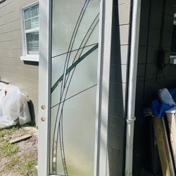 Exterior 8Ft Glass Door 32x95.25