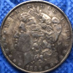 1886-P 90% Silver Morgan Dollar