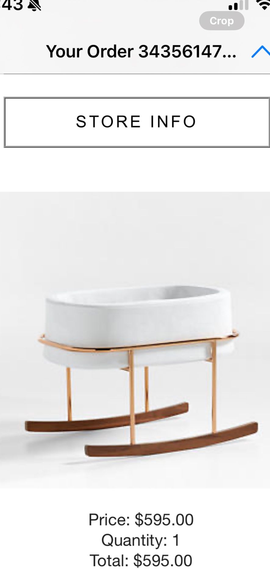 Rocking Bassinet For Sale