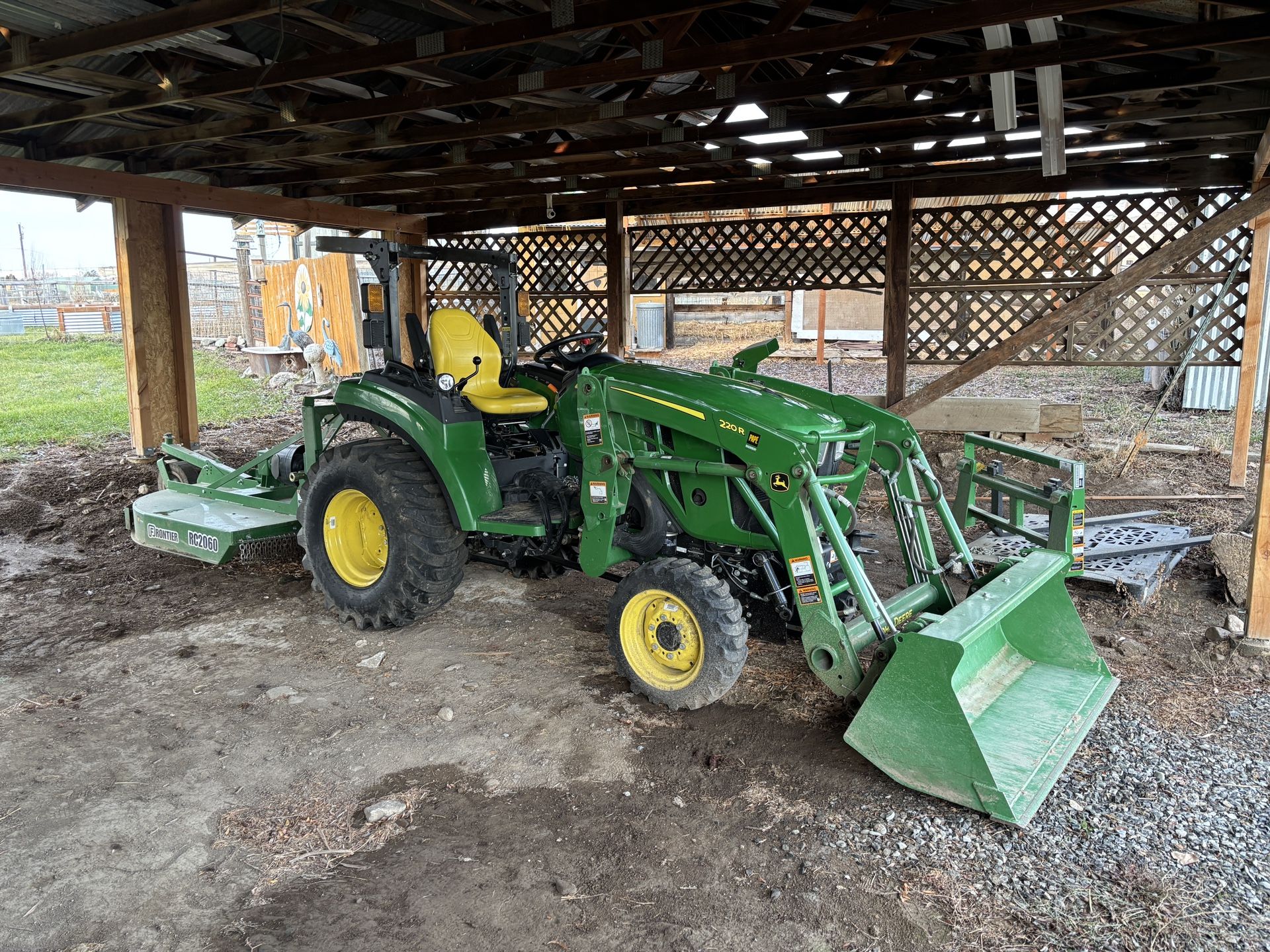 2022 John Deere Tractor And Four Implements
