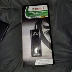 Castrol Portable Air Compressor And Power Bank 