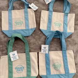 Trader Joe’s pastel tote bag