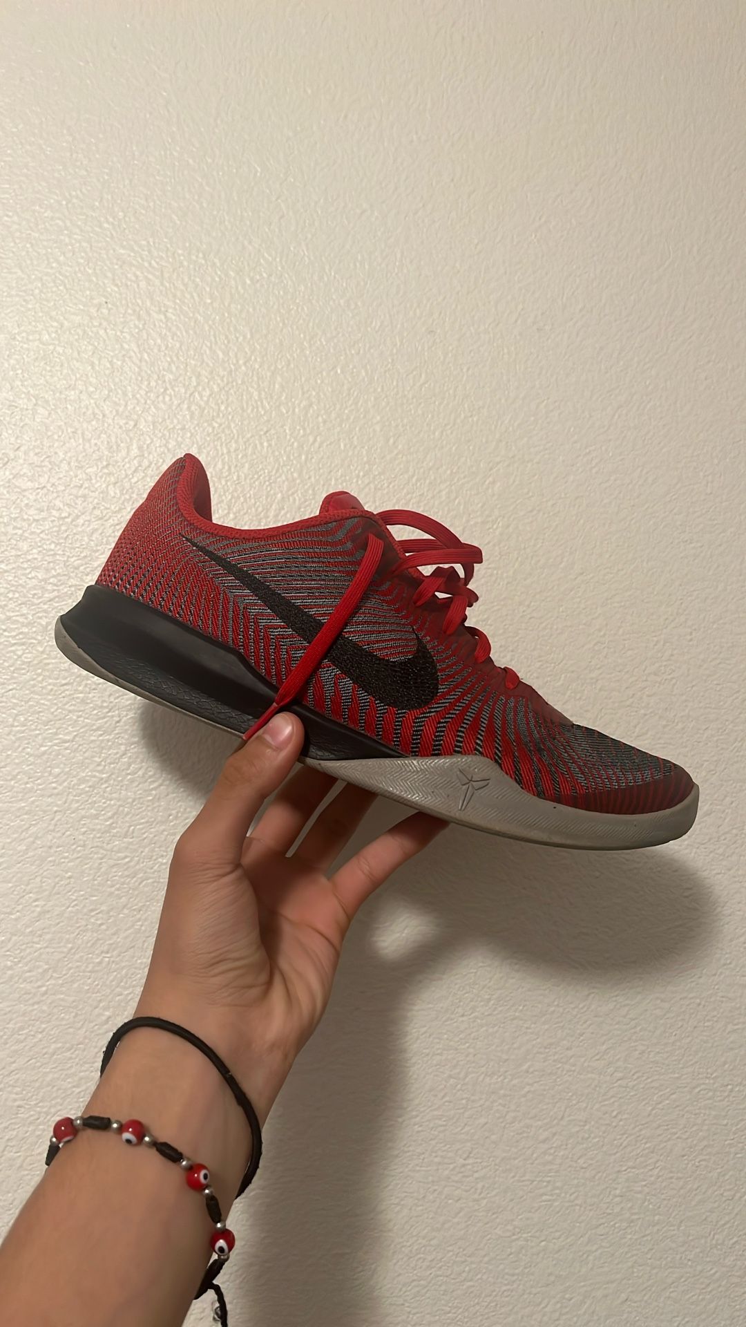 Kobe Mentality 2 Red Grey Size 9.5 
