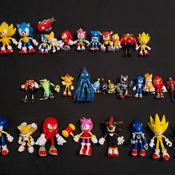 Sonic Action Figure Lot