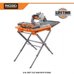 RIDGID 12 Amp 8 in. Blade Corded Wet Tile Saw with Extended Rip