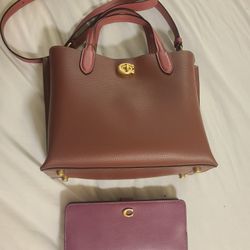 Coach Handbag And Purse