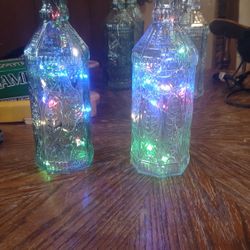 Bormioli Rocco Country Home Fiesole Bottle with multi colored led lights ( 2 colors )