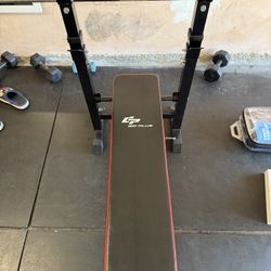 Weight bench rack