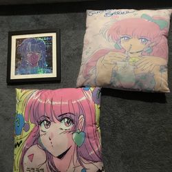 Mizucat art anime pillows and picture
