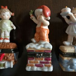 Trinket box hinged box children