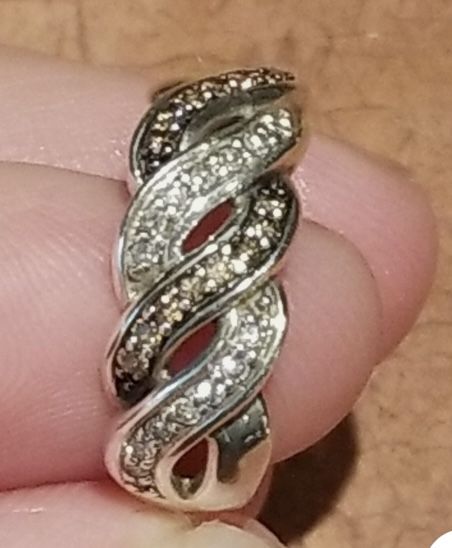 Silver Diamond Ring