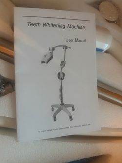 Teeth whitening machine
