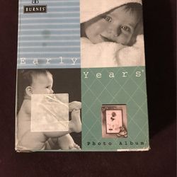  Burnes Early Years 4x6 Slip In Photo Album