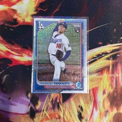 2024 Bowman Chrome Yoshinobi Yamamoto Mojo Refractor RC