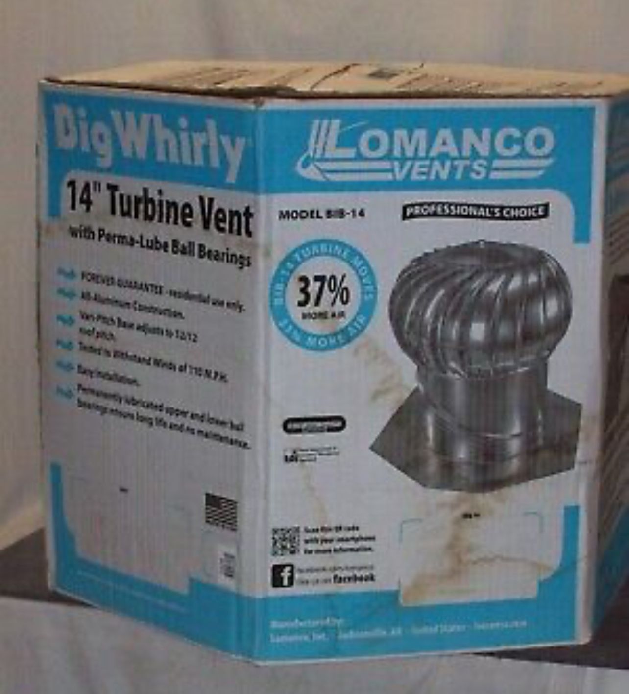 Black 14” Whirly Turbines