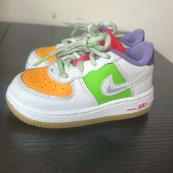 of Nike Force 1 LV8 TD 'Fruit Colors' toddler shoes