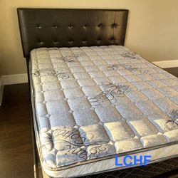 New Queen Bed Frame With Mattress 