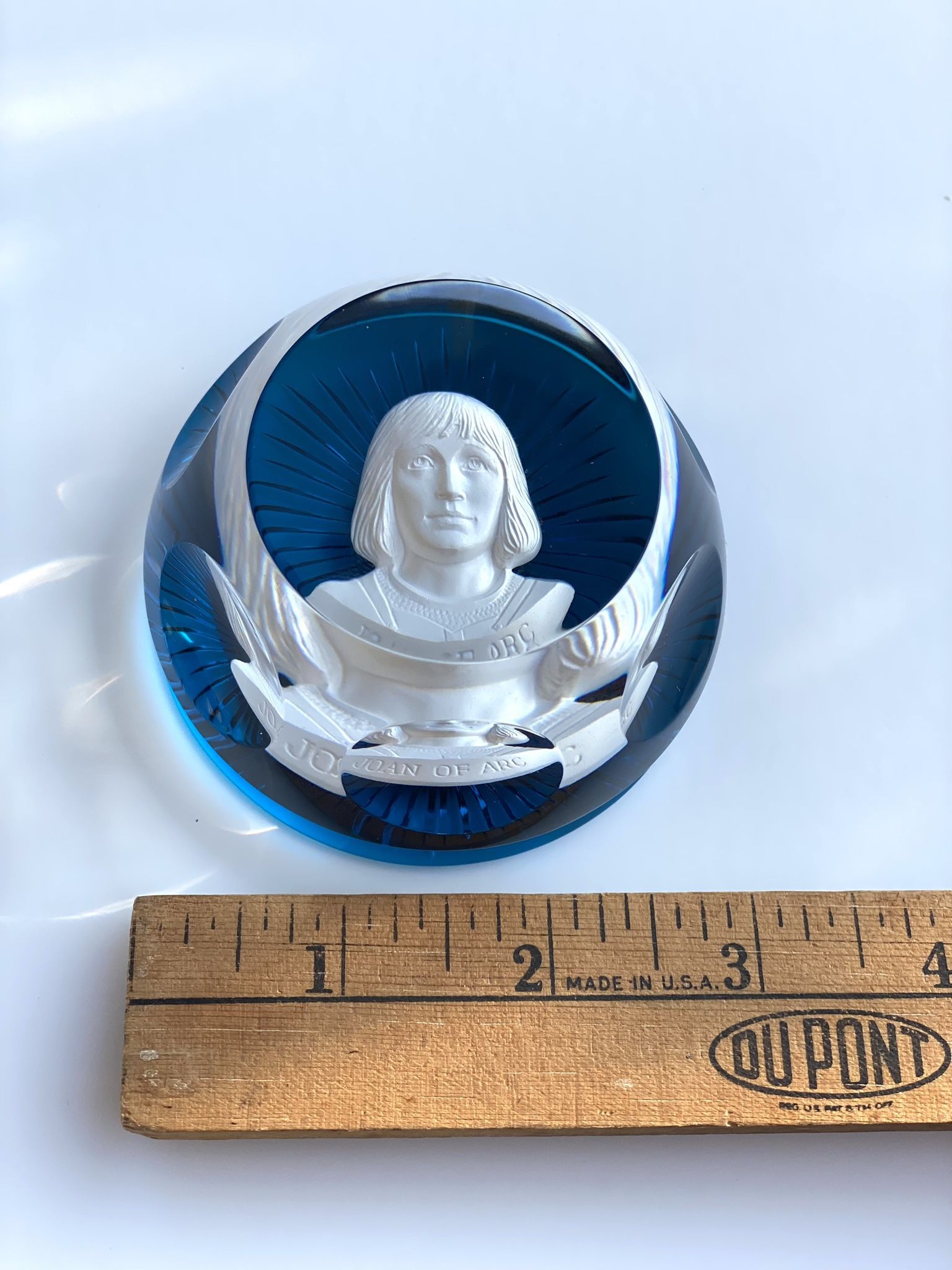 Baccarat 1976 Joan Of Arc Paperweight