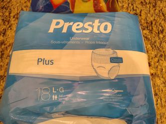 Diapers Adult Large 18 counts