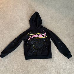 Pink Spider Hoodie